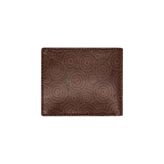 Aboriginal Pattern Print Design 02 Men's ID Card Wallet