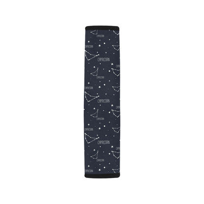 Capricorn Zodiac Pattern Print Design 01 Car Seat Belt Cover