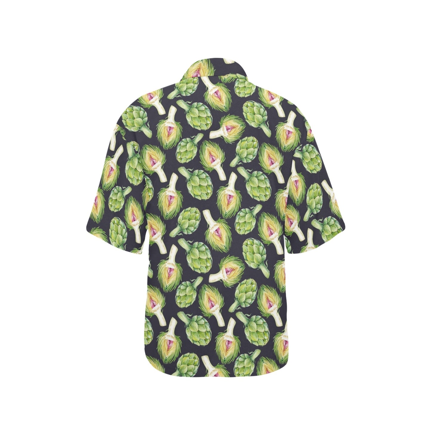 Artichoke Pattern Print Design 01 Women's Hawaiian Shirt