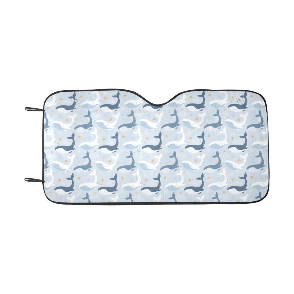 Whale Print Design LKS305 Car front Windshield Sun Shade