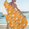 Guinea Pig Print Design LKS403 Beach Towel 32" x 71"