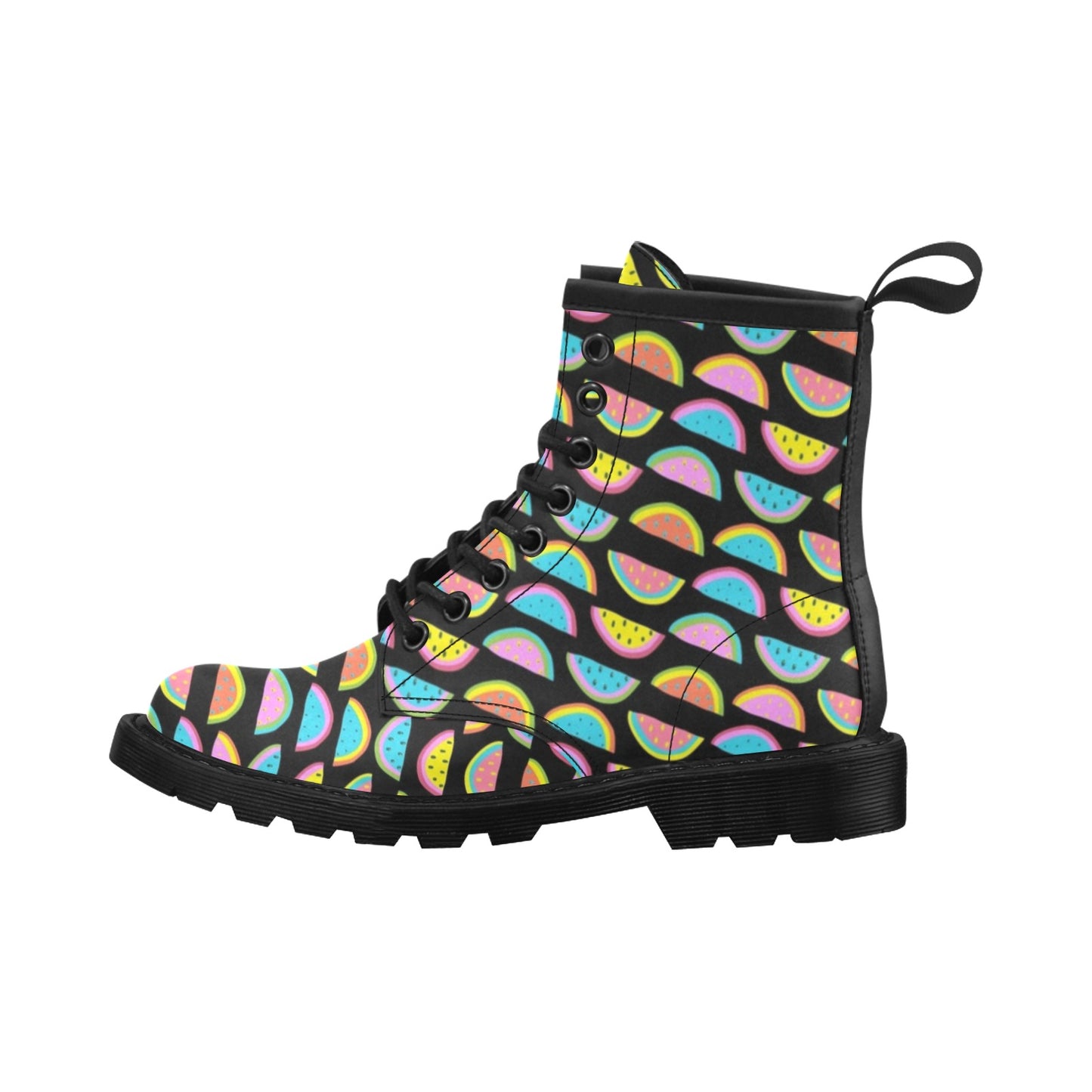 Watermelon Pattern Print Design WM08 Women's Boots