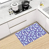 Dolphin Smile Print Pattern Kitchen Mat