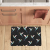 Hummingbird Pattern Print Design 06 Kitchen Mat