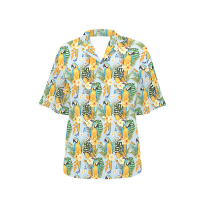 Parrot Pattern Print Design A04 Women's Hawaiian Shirt