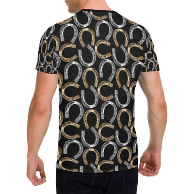 Horseshoe Print Design LKS305 Men's All Over Print T-shirt