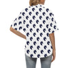 Horse Head Print Design LKS303 Women's Hawaiian Shirt