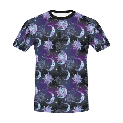 Sun Moon Print Design LKS303 Men's All Over Print T-shirt