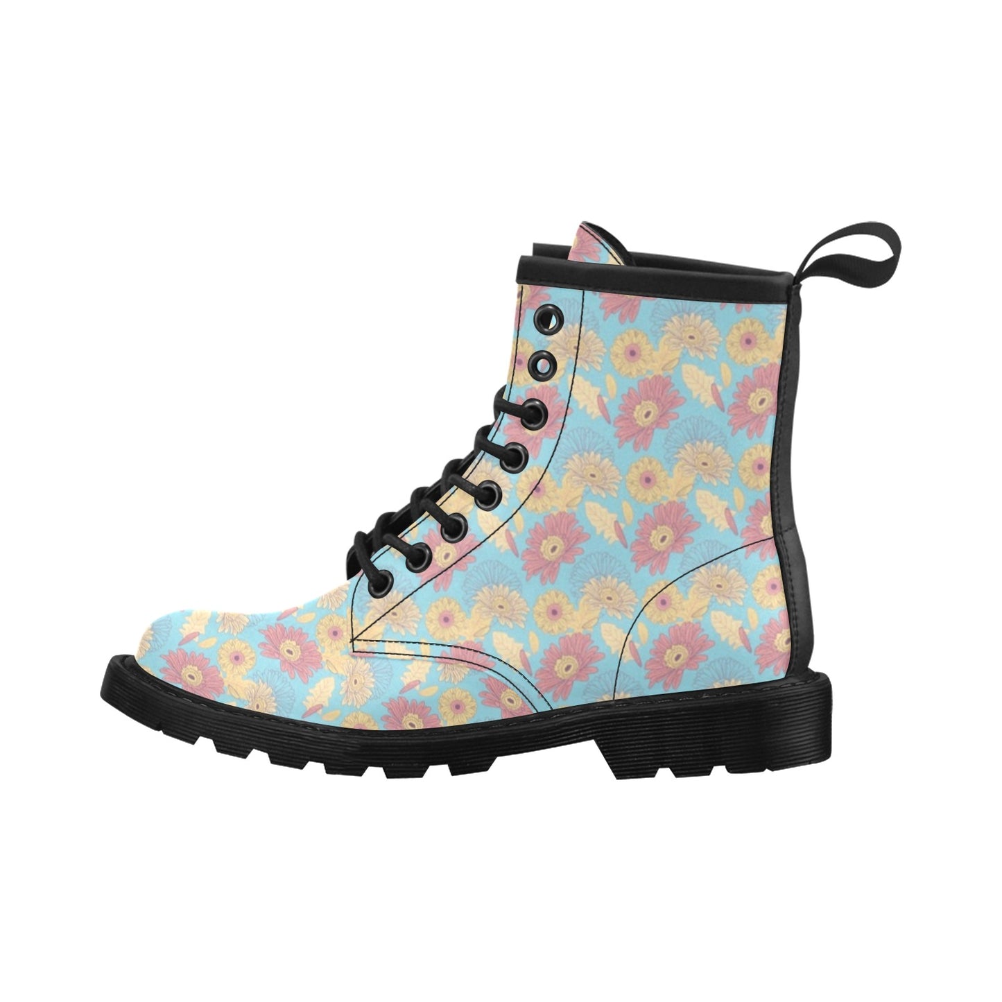 Gerberas Pattern Print Design GB04 Women's Boots