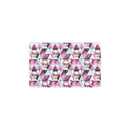 Chihuahua Cute Triangle Pattern Kitchen Mat