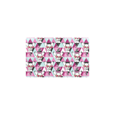 Chihuahua Cute Triangle Pattern Kitchen Mat