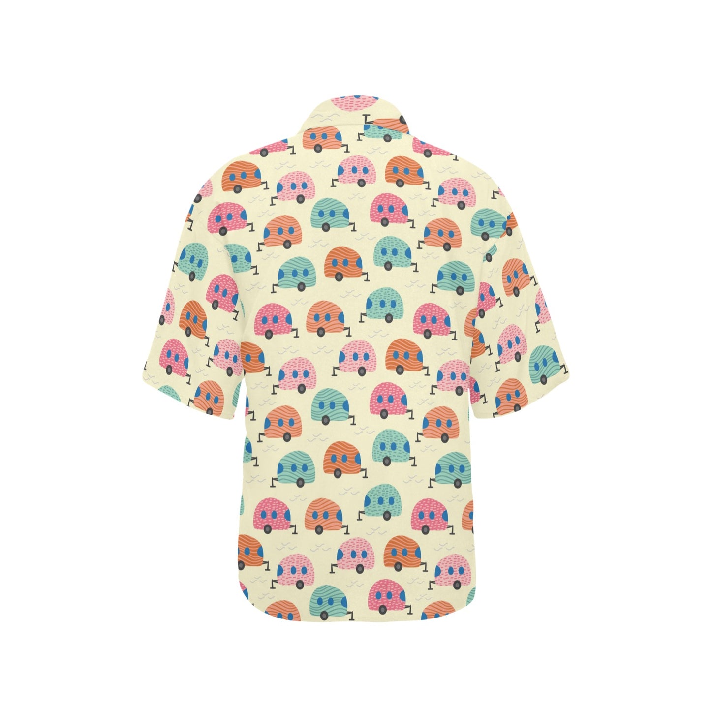 Camper Pattern Print Design 06 Women's Hawaiian Shirt