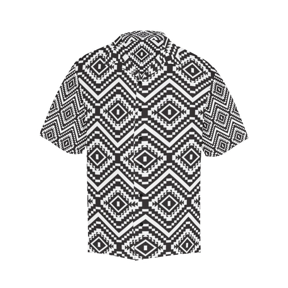 Tribal Pattern Print Design LKS303 Men's Hawaiian Shirt