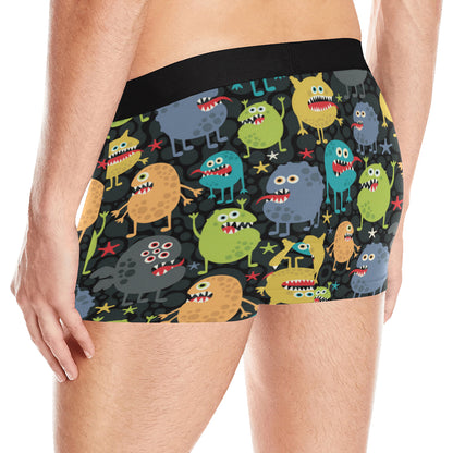 Monster Pattern Print Design 01 Men's Boxer Briefs