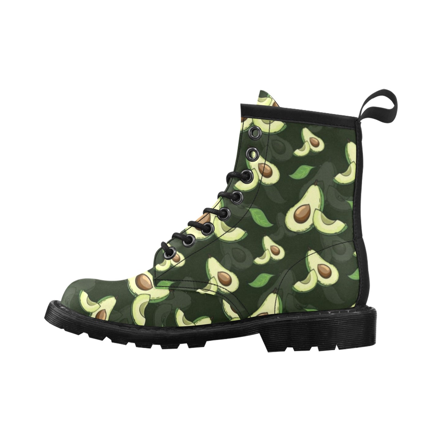 Avocado Pattern Print Design AC07 Women's Boots