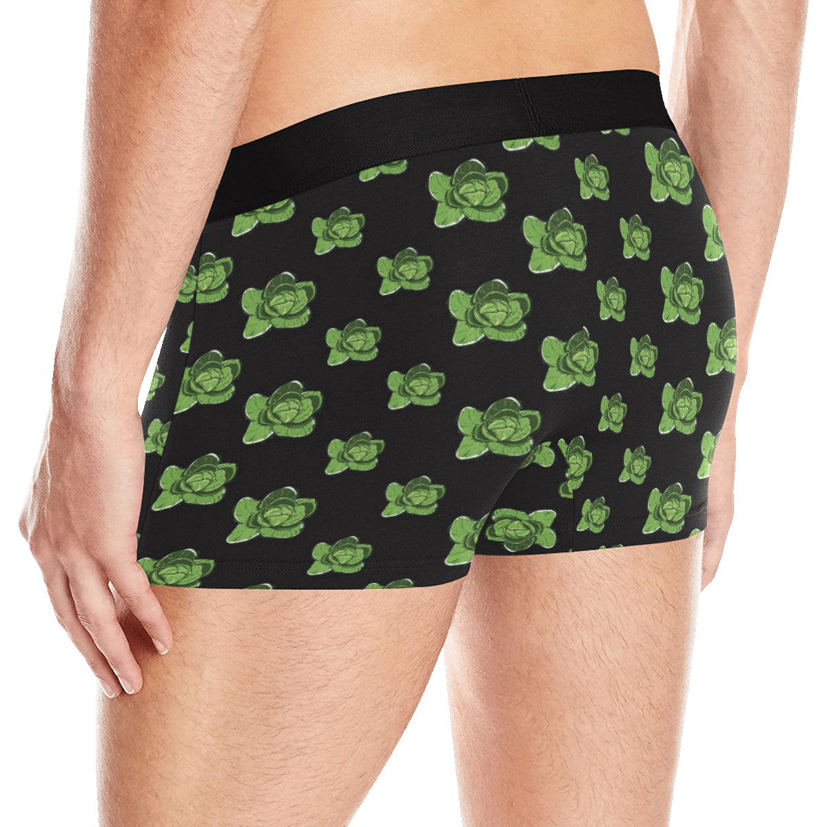 Cabbage Pattern Print Design 03 Men's Boxer Briefs