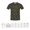 Skull Camo Style Print Design LKS308 Men's All Over Print T-shirt