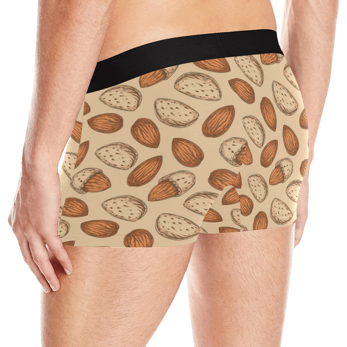 Almond Pattern Print Design 04 Men's Boxer Briefs