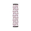 Bull Terrier Pink Print Pattern Car Seat Belt Cover