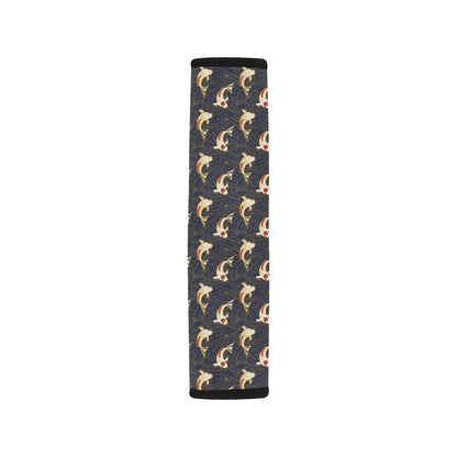 Koi Carp Japanese Design Themed Print Car Seat Belt Cover