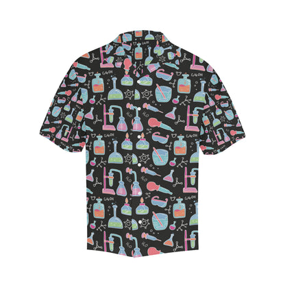 Chemical Pattern Print Design 06 Men's Hawaiian Shirt