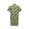 Camouflage Dinosaur Pattern Print Design 03 Men's Romper