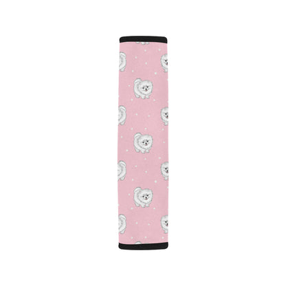 Pomeranians Pattern Print Design A02 Car Seat Belt Cover