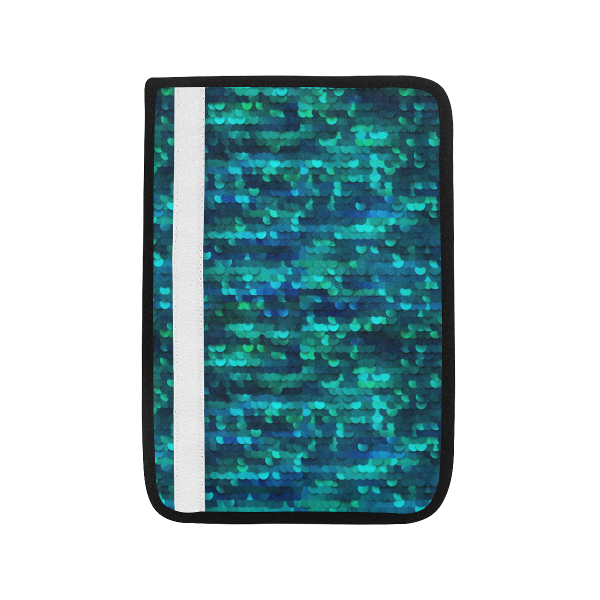 Mermaid Scales Pattern Print Design 06 Car Seat Belt Cover