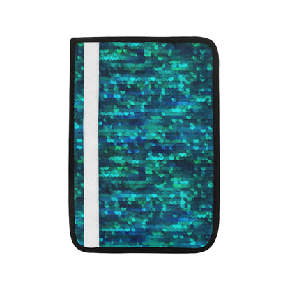 Mermaid Scales Pattern Print Design 06 Car Seat Belt Cover