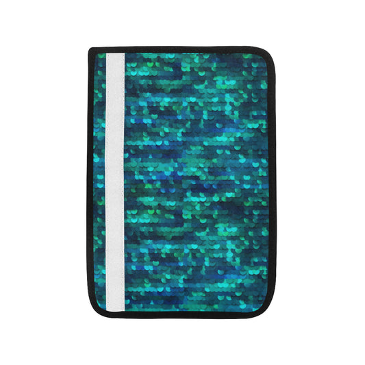 Mermaid Scales Pattern Print Design 06 Car Seat Belt Cover