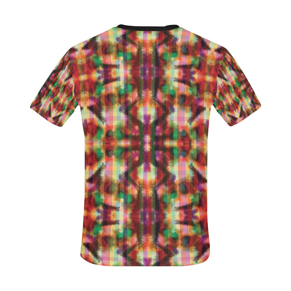 Tie Dye Print Design LKS301 Men's All Over Print T-shirt