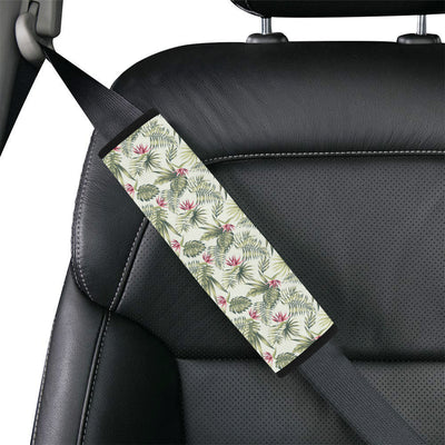 Bird Of Paradise Pattern Print Design 04 Car Seat Belt Cover