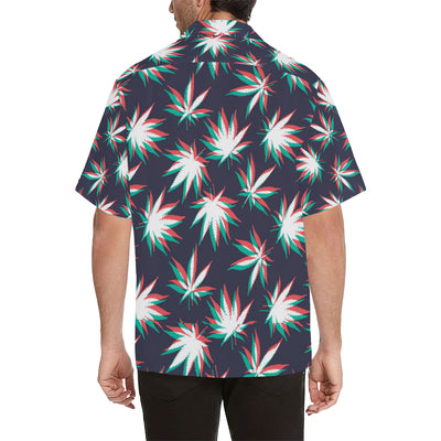 Pot Leaf Pattern Print Design A01 Men's Hawaiian Shirt