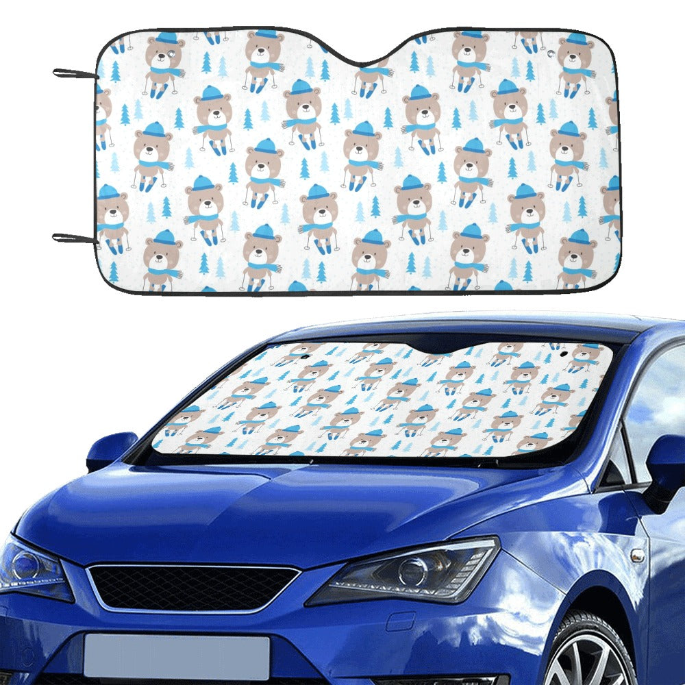 Ski Print Design LKS306 Car front Windshield Sun Shade