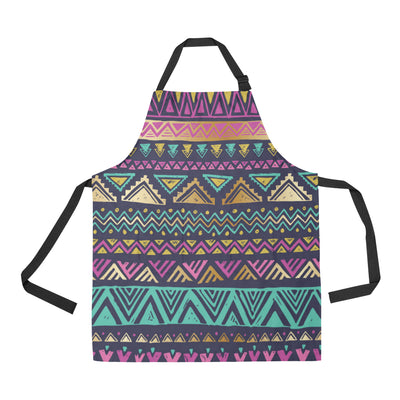 Multicolor Tribal aztec Apron with Pocket