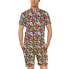 Sugar Skull Print Design LKS306 Men's Romper