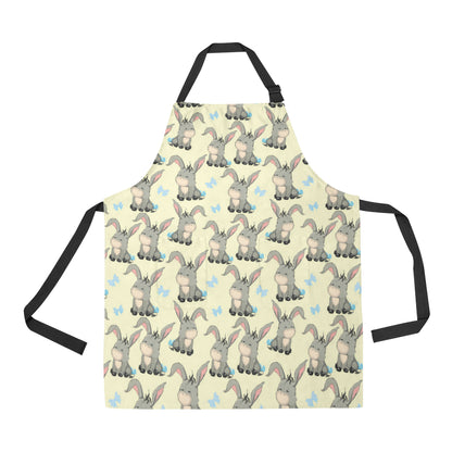 Donkey Baby Pattern Print Design 02 Apron with Pocket