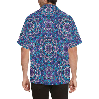 Mandala Pattern Print Design 04 Men's Hawaiian Shirt