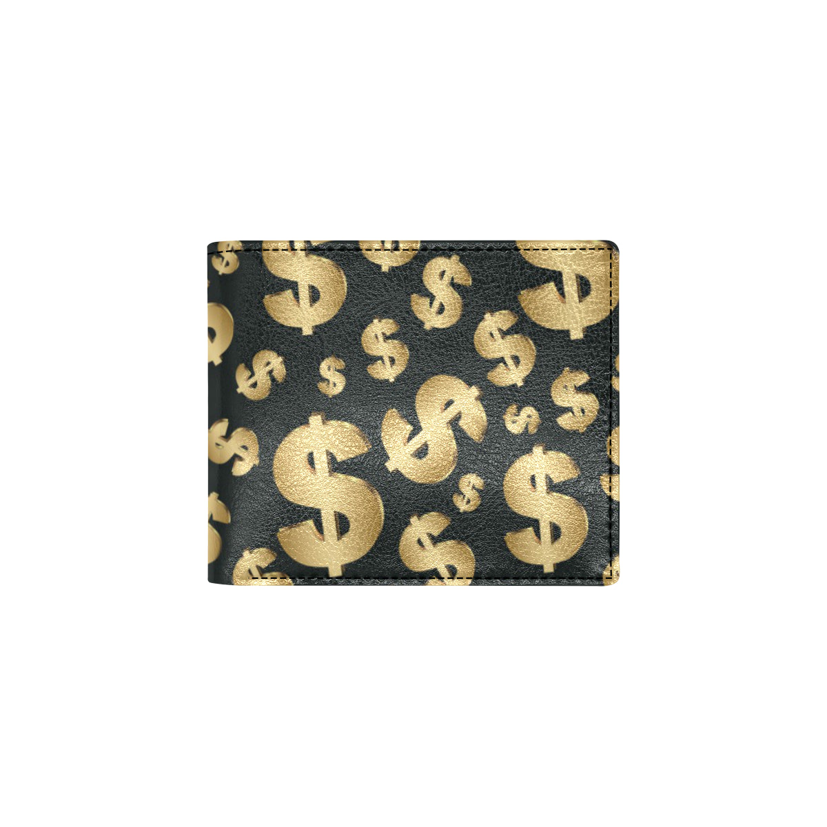 Dollar Pattern Print Design DO04 Men's ID Card Wallet