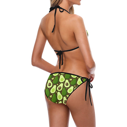 Avocado Pattern Print Design AC04 Bikini