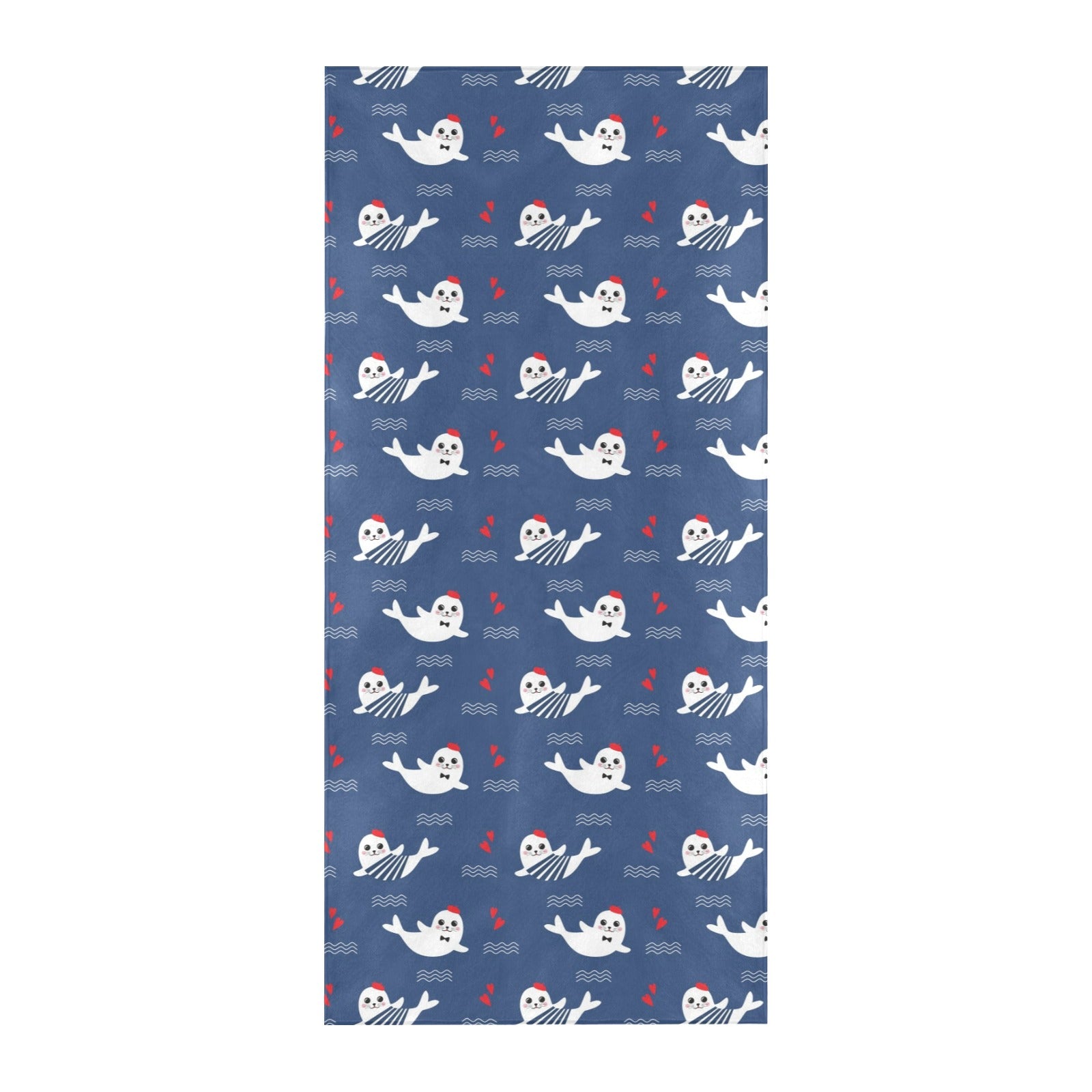 Sea Lion Print Design LKS403 Beach Towel 32" x 71"