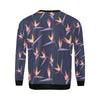 Bird Of Paradise Pattern Print Design BOP015 Men Long Sleeve Sweatshirt