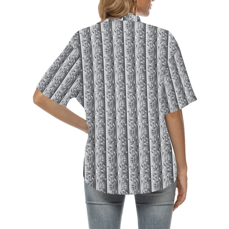Celtic Pattern Print Design 03 Women's Hawaiian Shirt