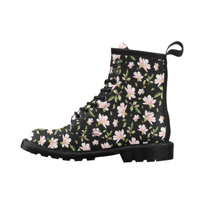 Magnolia Pattern Print Design MAG01 Women's Boots