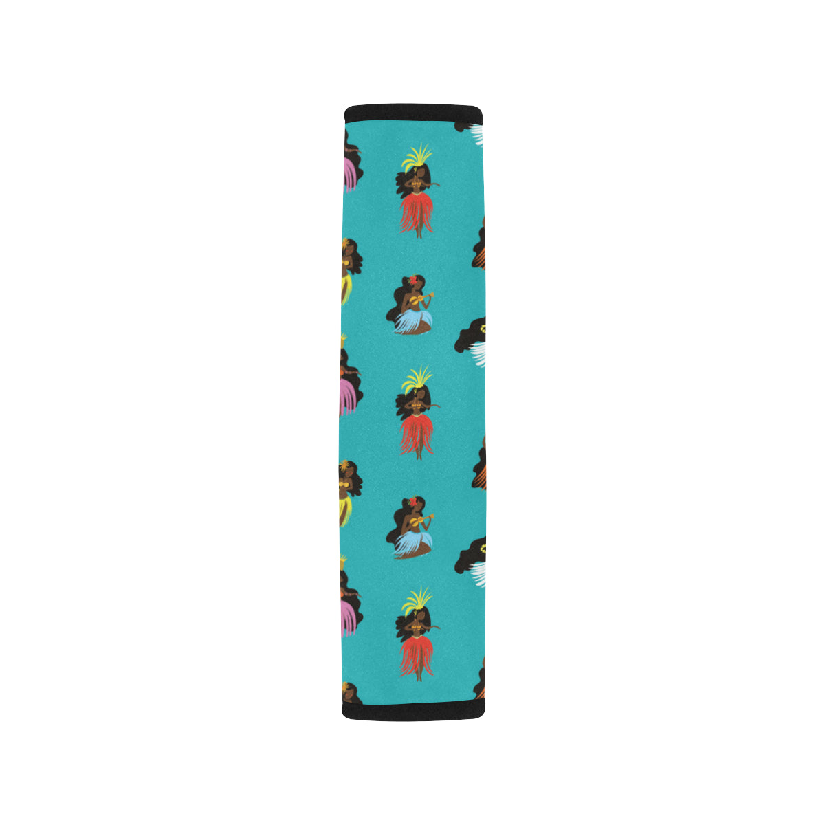 Hula Dancers Pattern Print Design 04 Car Seat Belt Cover
