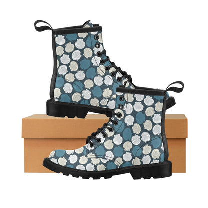 Seashell Print Design LKS3013 Women's Boots
