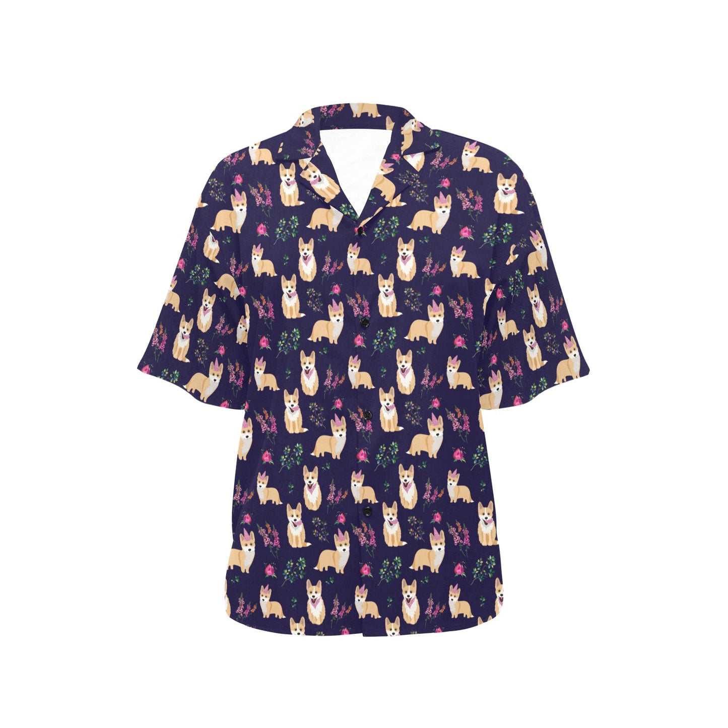 Pembroke Welsh Corgis Pattern Print Design A06 Women's Hawaiian Shirt
