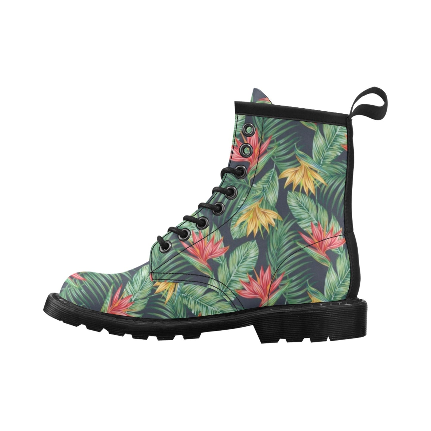 Bird Of Paradise Pattern Print Design BOP09 Women's Boots