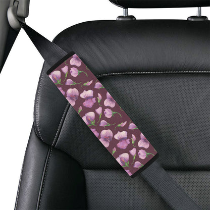 Peony Pattern Print Design PE010 Car Seat Belt Cover