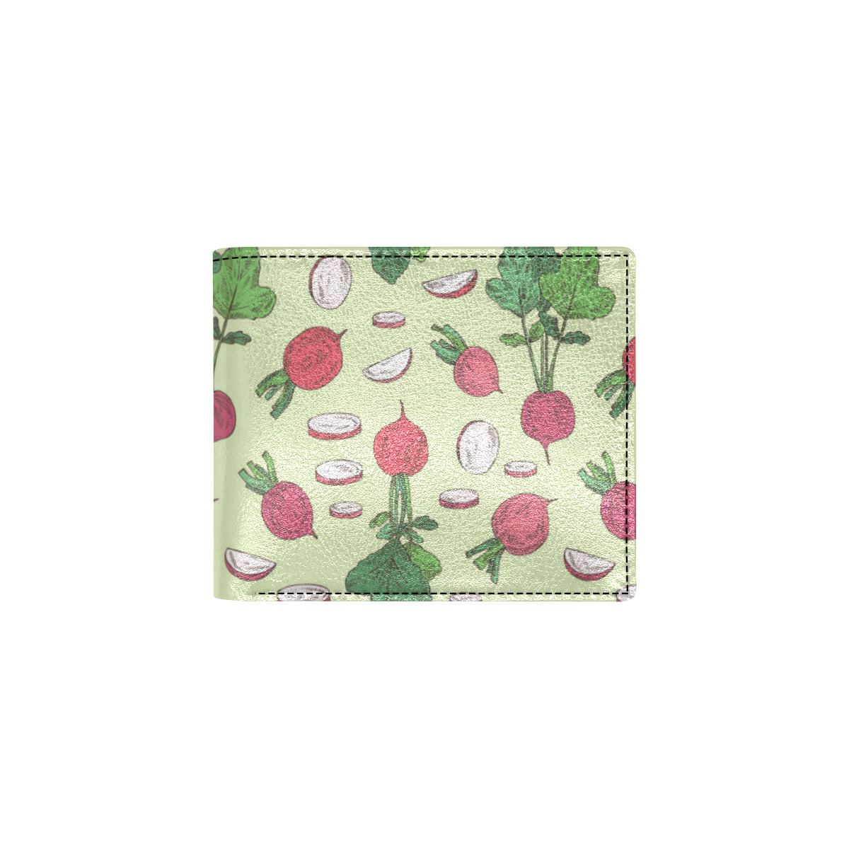 Radish Pattern Print Design A04 Men's ID Card Wallet
